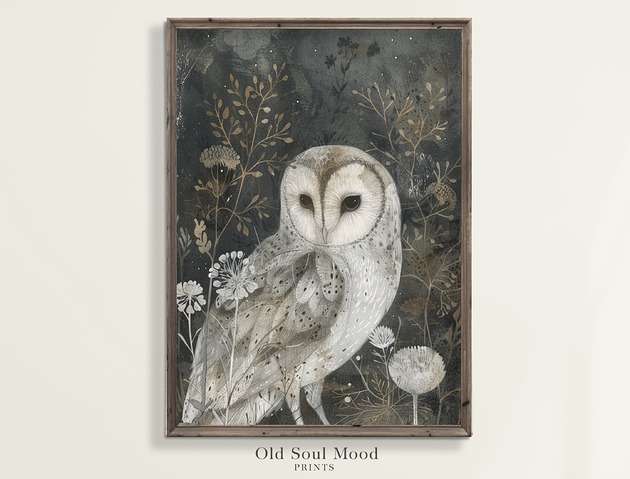 obrazy i plakaty do pokoju dziecięcego Plakat / Obraz na płótnie Sowa