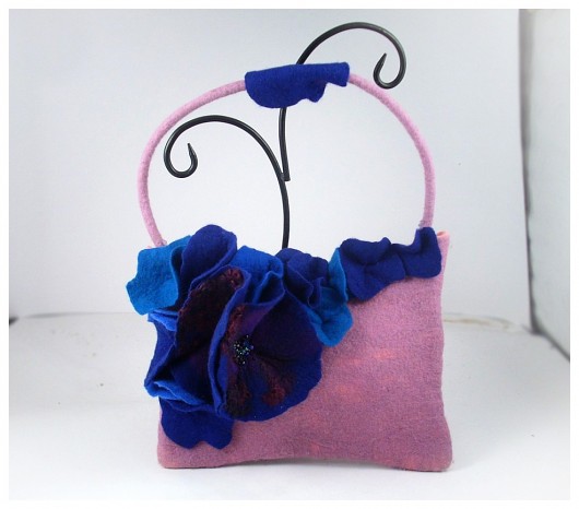 Jedwabnofilcowa Torebka: Living Bag filcant