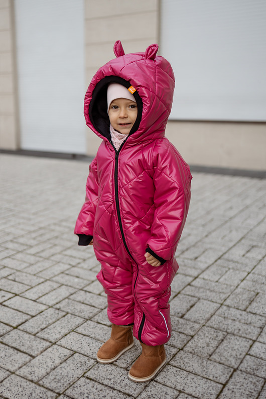kombinezony dla dziewczynki Kombinezon zimowy - fuksja