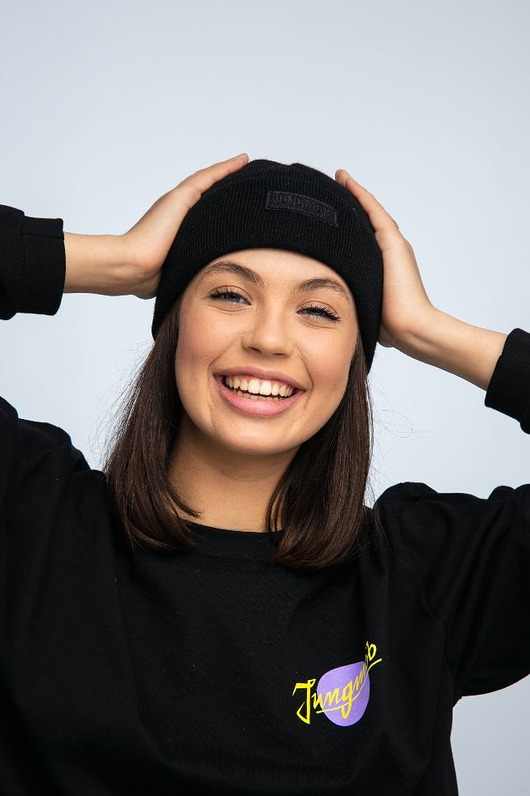 czapki damskie Czapka Beanie Black
