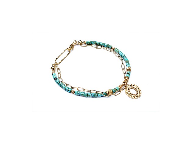 bransoletki z kamieni naturalnych Turkus vol. 19 /06.04.25w/ bransoletka - Szlachetna kolekcja