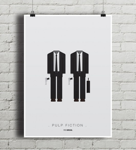 Pulp Fiction - plakat minimalmill