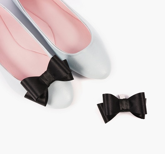 Klipsy do butów Coquet Kokardki 3d Lovely-Black Coquet
