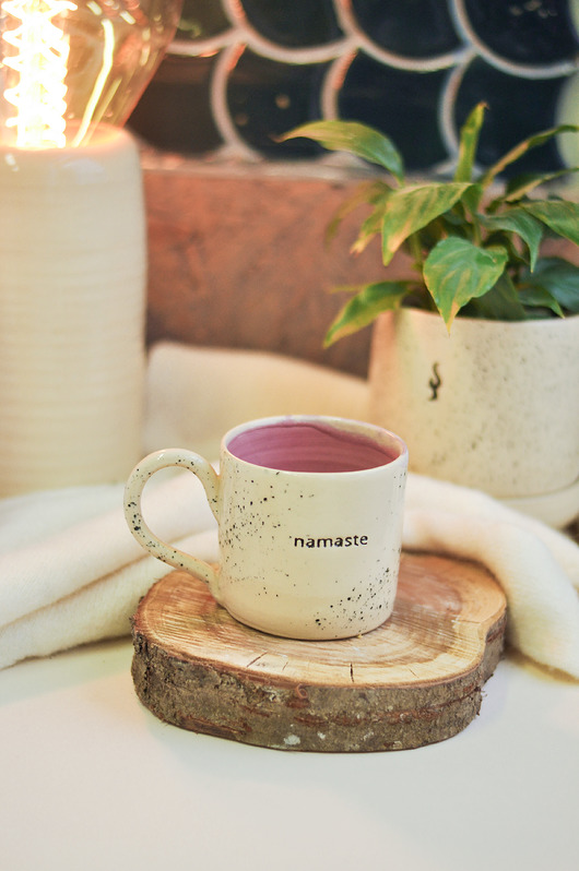 kubki Ceramiczny Kubek 250 ml "namaste"