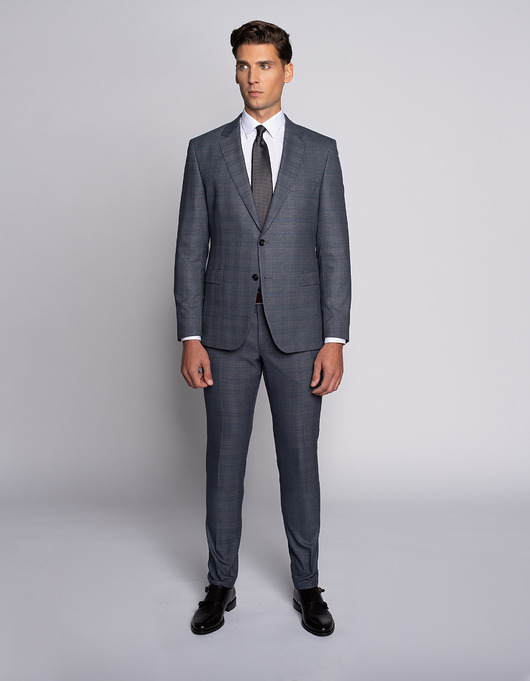 marynarki męskie Marynarka męska cori niebieski slim fit