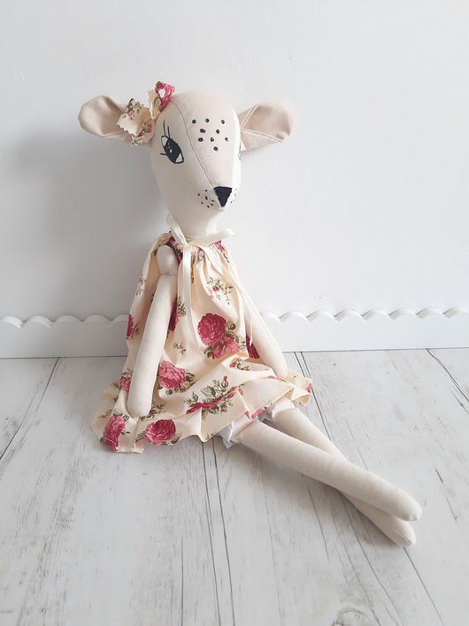 Maskotka Sarenka Róża 50 cm GroKo Design