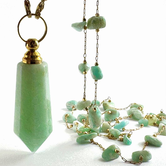 wisiory Perfumetka + Łańcuszek okulary - Turkus II - DLA MAMY