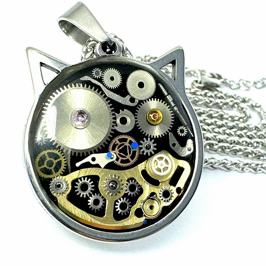 wisiory WISIOR - kotek czarny II (silver)