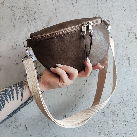 saszetka nerka Nerka półksiężyc earth tones