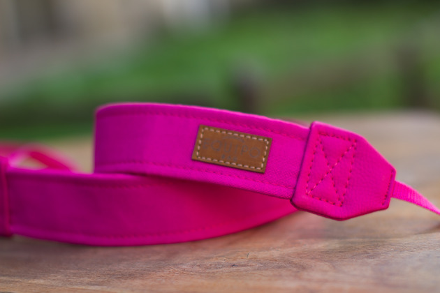 akcesoria różne Pasek do aparatu Camera Strap Pink Casual