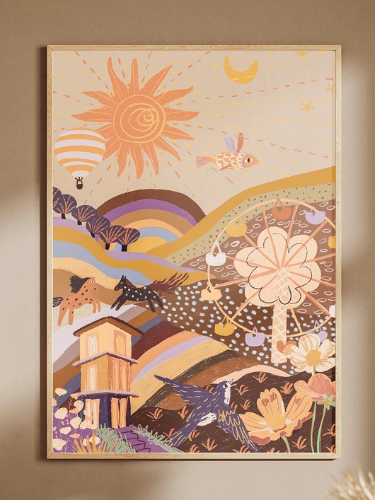 plakaty Plakat "Magiczny świat" 30x40
