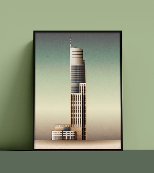 plakaty Plakat Warsaw Trade Tower