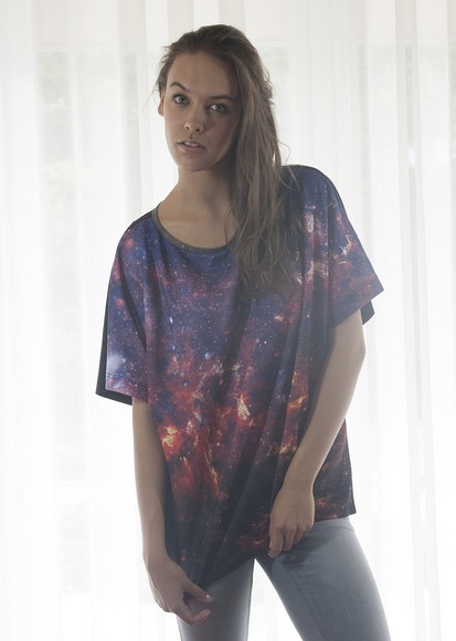 Purple nebula oversize Mr Gugu Miss Go