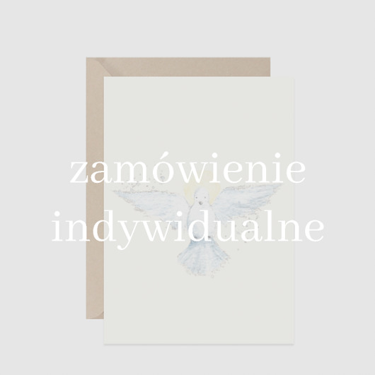 zaproszenia i kartki na ślub Zamówienie indywidualne - kartki okolicznościowe