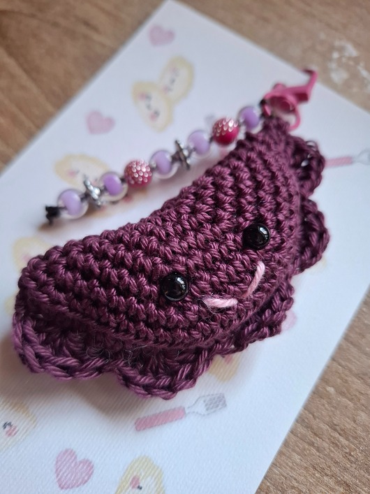 breloki Breloczek Pieróg - pierogi z jagodami made in Poland