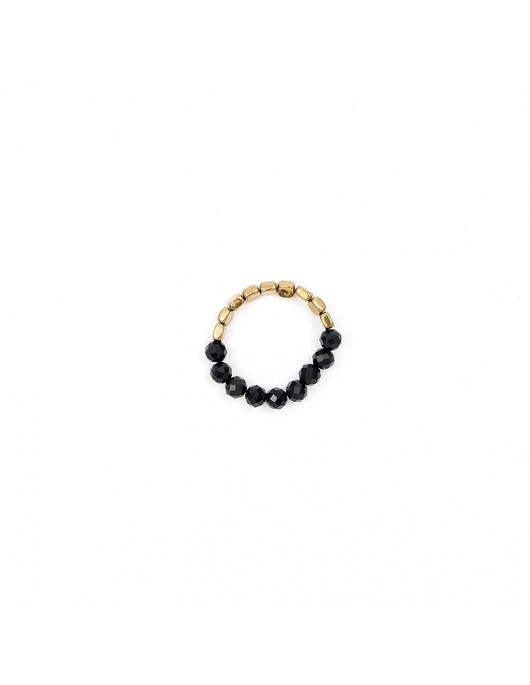 pierścionki elastyczne Pierścionek Black&Gold