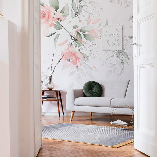 Mural Magnolia Motif