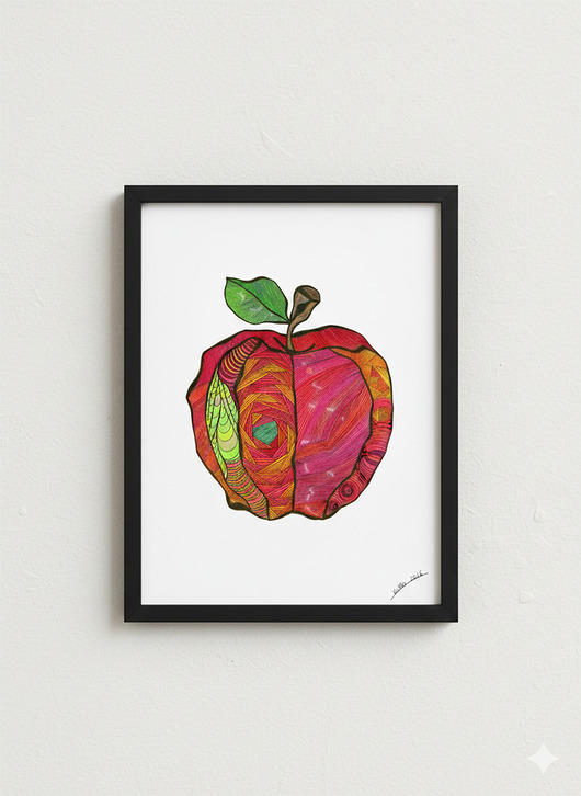 grafiki i ilustracje 81 Jabłko