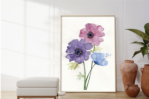 grafiki i ilustracje Plakat Kwiaty