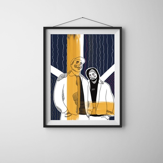 grafiki i ilustracje Plakat "Problem"