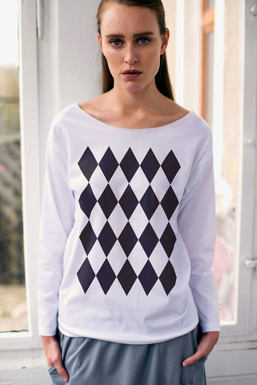 HARLEQUIN Bluzka Oversize GAU great as You