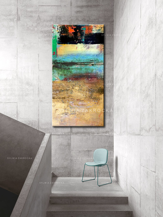 Stylowe obrazy do salonu - unikatowa imaginacja art and texture