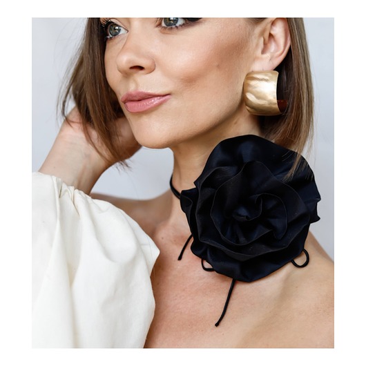 chokery Jedwabny choker