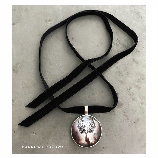 chokery Naszyjnik  Choker z Reniferem New Święta Mikołajki