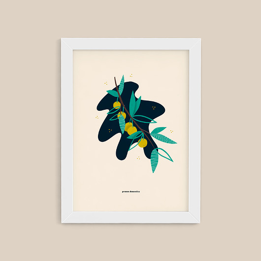 plakat / mirabelka / 30x40 cm Magdalena Morzuch