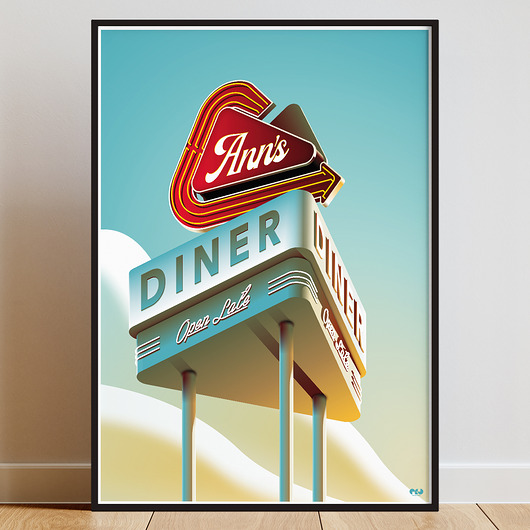 plakaty Plakat Ann's Diner