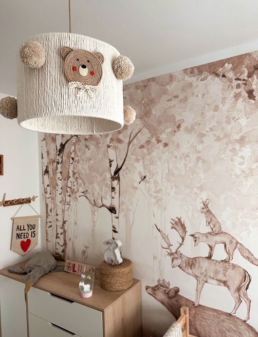 lampy do pokoju dziecka Lampa sufitowa dziecięca "Miś Teddi"