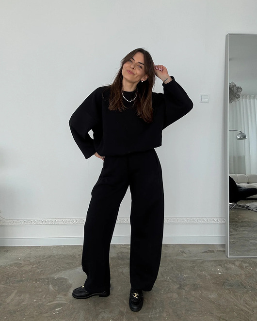spodnie dresowe damskie Spodnie Grounded black