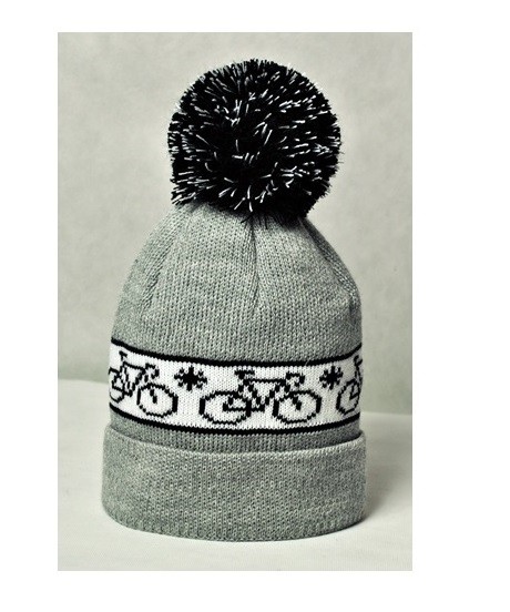 Beanie_unisex_  PoomPoom grey_YOGI BABU PROJEKT yogi babu projekt