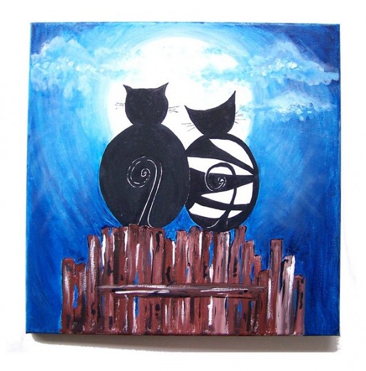 Koci swiat 40x40 - na zamowienie ajlla