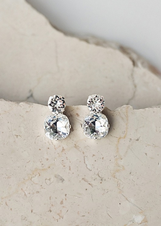 Biżuteria ślubna Minimalistyczne Kolczyki sztyfty AMORE