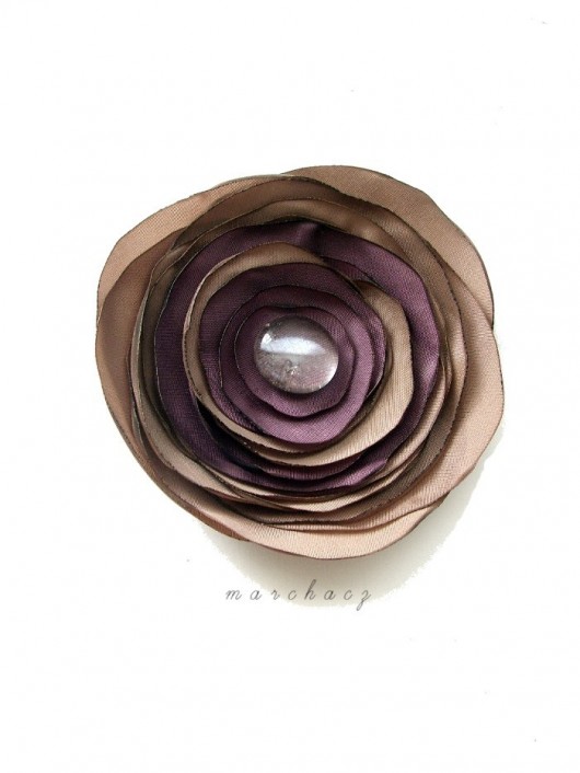 Sepia rosa Manufaktura broszki