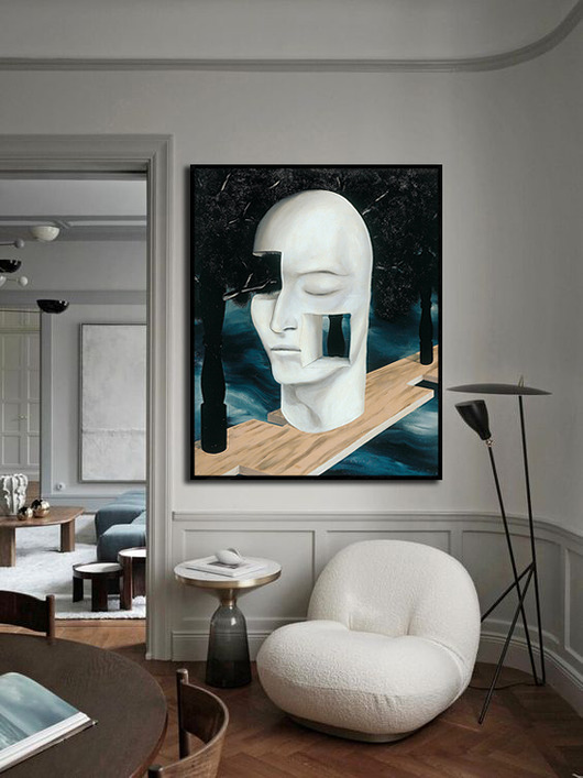 Noc - Rene Magritte - Obraz lub Plakat Lucci Design