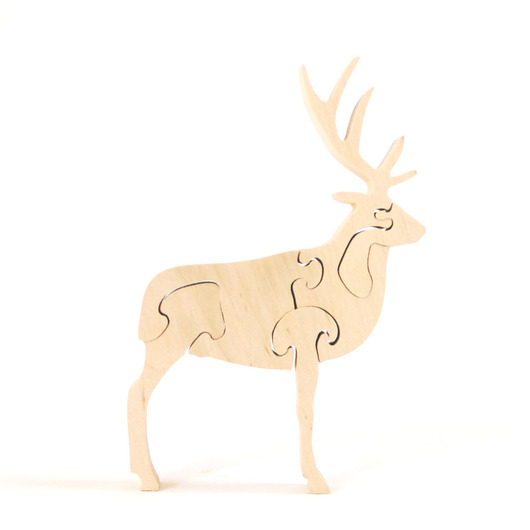 klocki i zabawki drewniane Jeleń / Deer