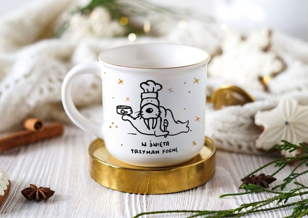 kubki Świąteczny Kubek z Morsem- w Święta trzymam formę!