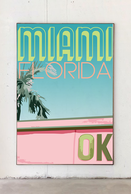 plakaty Plakat Miami Florida