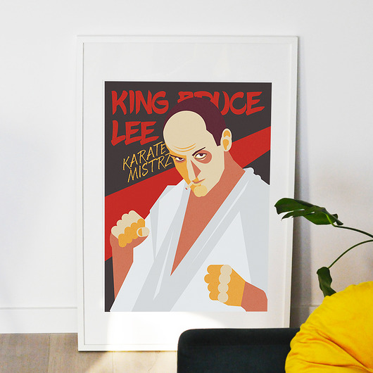 plakaty Plakat: King Bruce Lee B2