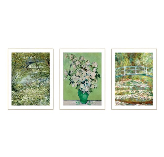 plakaty Plakaty dekoracyjne, ogród Monet, plakaty kwiaty, wiosenne