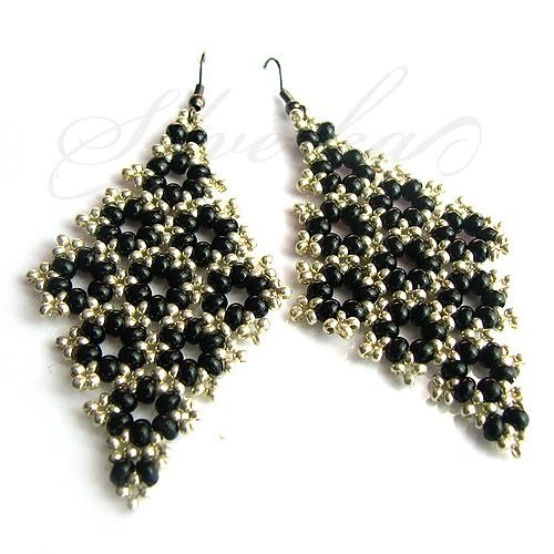 Romby - silver&black Silverka