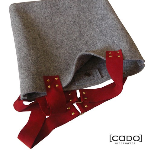 Cado Felt Bag - Red CADOaccessories