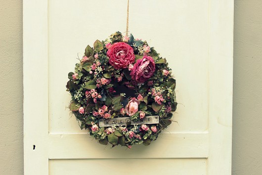 Wianek Vintage Roses Zastygla Natura