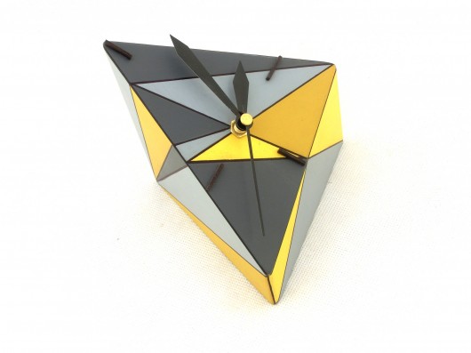  Zegarek Geometryczny SPICY Clock Wood Studio