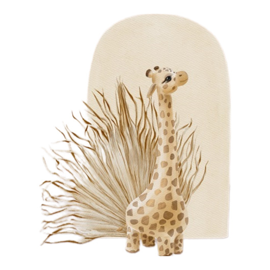 naklejki ścienne do pokoju dziecka Naklejka ścienna Boho Giraffe 150