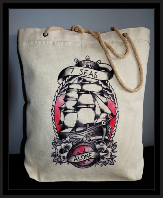 Traditional tattoo bag,eco,zakupy xxl MadMoiselle Hooch