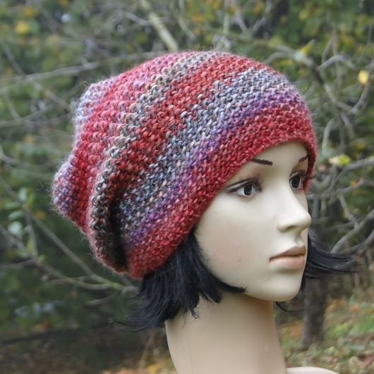 mix z maliną/ ryżówka agat handmade