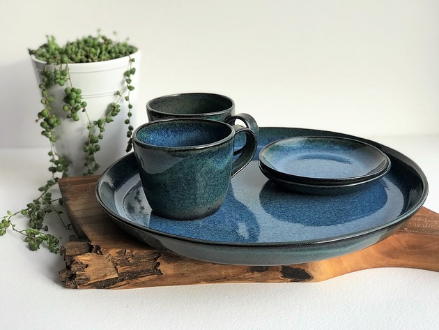 Patera Taca ceramiczna plus filiżanka 2 szt Ceramika Tyka